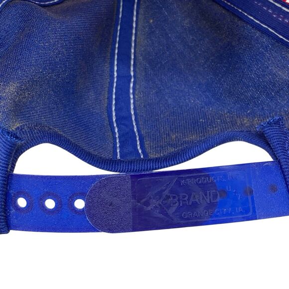 VTG Jacques Seeds Red White & Blue Hat Snapback Cap USA K-Brand Trucker (H6) - Picture 7 of 9